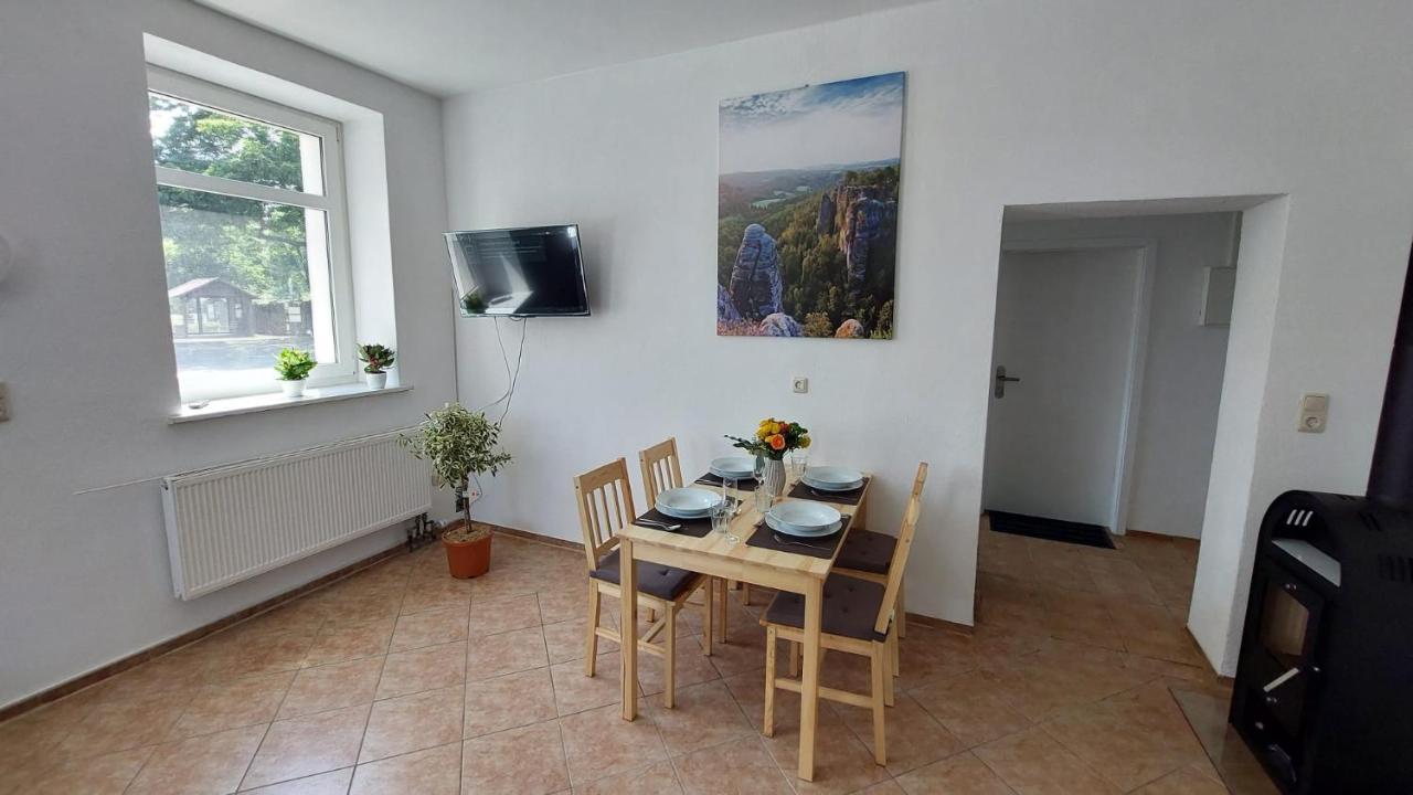 Ferienwohnung Am Hofladen Hellendorf - Saechsische Schweiz Bad Gottleuba Eksteriør bilde